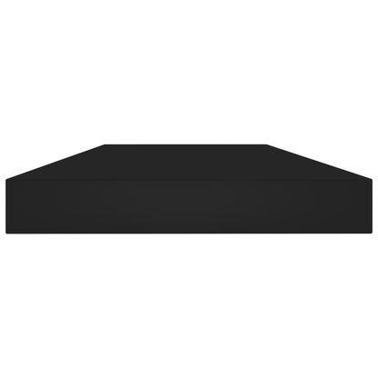 vidaXL Ripiani per Libreria 8pz Neri 40x10x1,5cm in Legno Multistrato
