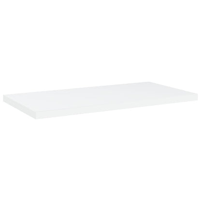 vidaXL Ripiani per Libreria 4pz Bianchi 40x20x1,5 cm Legno Multistrato