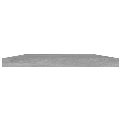 vidaXL Ripiani per Libreria 4pz Grigio Cemento 40x20x1,5cm Multistrato