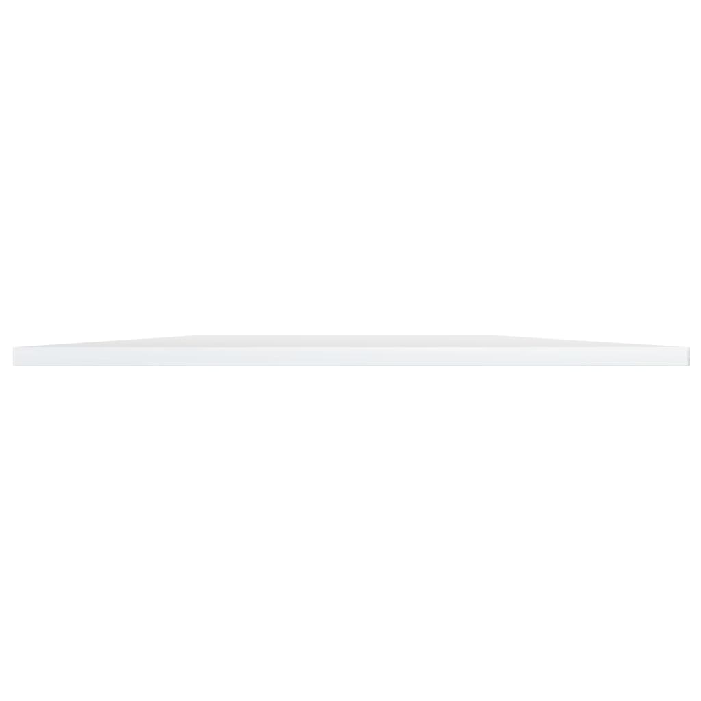 vidaXL Ripiani per Libreria 4 pz Bianco Lucido 80x30x1,5cm Multistrato