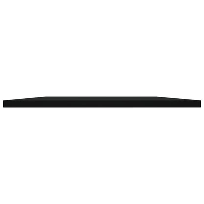 vidaXL Ripiani per Libreria 4pz Neri 80x40x1,5cm in Legno Multistrato