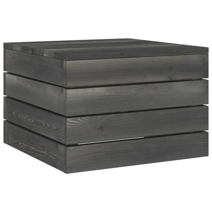 vidaXL Set Divani da Giardino su Pallet 2 pz con Cuscini Massello Pino VIDAXL