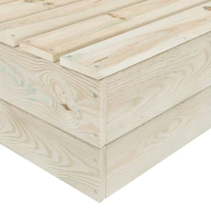 vidaXL Set Divani da Giardino su Pallet 7 pz con Cuscini Legno Abete VIDAXL