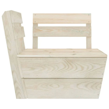 vidaXL Set Divani da Giardino su Pallet 6 pz in Legno Abete Impregnato VIDAXL