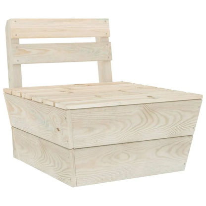 vidaXL Set Divani da Giardino su Pallet 6 pz in Legno Abete Impregnato VIDAXL