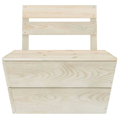 vidaXL Set Divani da Giardino su Pallet 6 pz in Legno Abete Impregnato VIDAXL