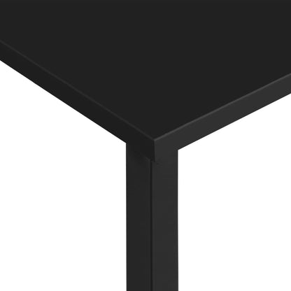 vidaXL Scrivania per Computer Nera 105x55x72 cm in MDF e Metallo