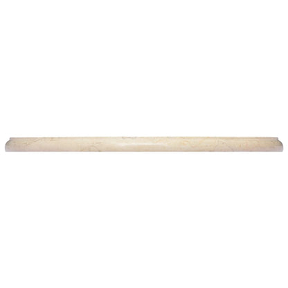vidaXL Piano per Tavolo Crema Ø50x2,5 cm in Marmo