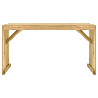 vidaXL Set da Pranzo per Giardino con Cuscini 7pz in Pino Impregnato