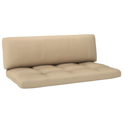 vidaXL Divano Centrale da Giardino Pallet Legno Pino Impregnato Grigio