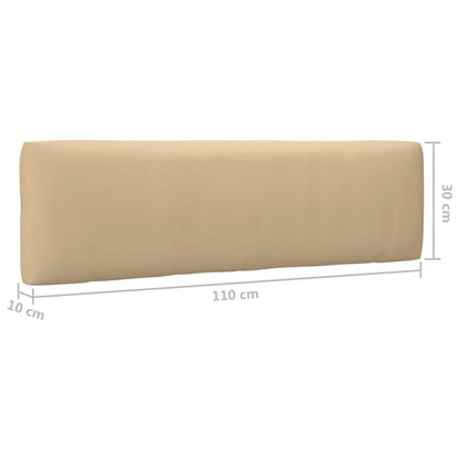 vidaXL Divano Centrale da Giardino Pallet Legno Pino Impregnato Grigio
