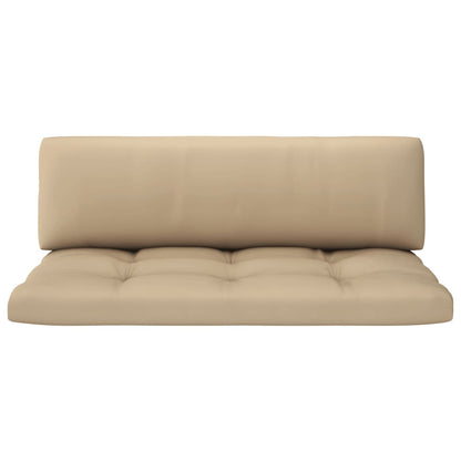vidaXL Divano Centrale da Giardino Pallet Legno Pino Impregnato Grigio