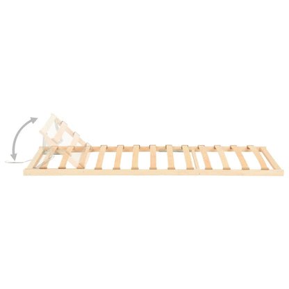 vidaXL Rete a Doghe con 13 Doghe Testata Regolabile 80x200 cm