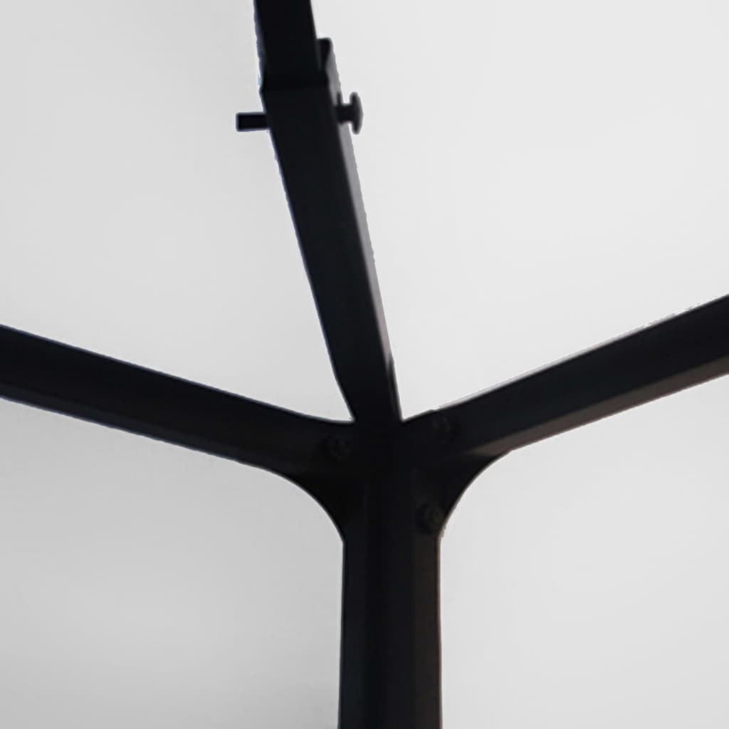 vidaXL Gazebo con Stringa di Luci LED Bianco 3x4 m