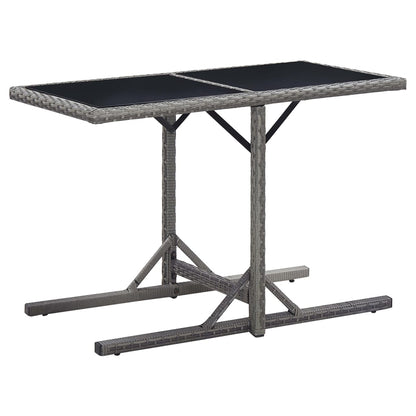 vidaXL Set Mobili da Pranzo per Giardino 3 pz Grigio