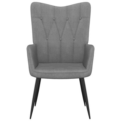 vidaXL Poltrona Relax Grigio Scuro in Tessuto