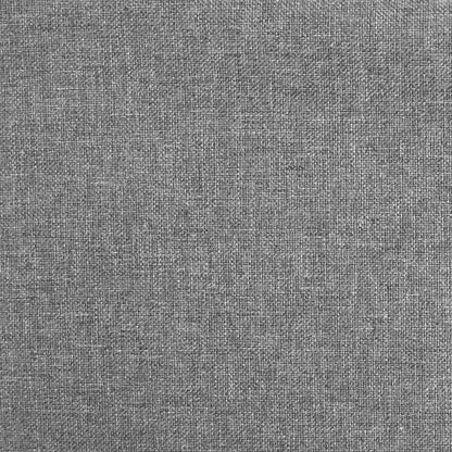 vidaXL Poltrona Alzapersona Massaggiante Grigio Chiaro Tessuto
