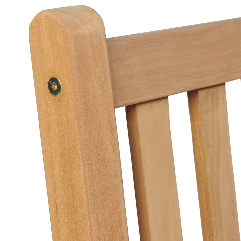 vidaXL Sedie da Giardino 4 pz con Cuscini Talpa in Massello di Teak