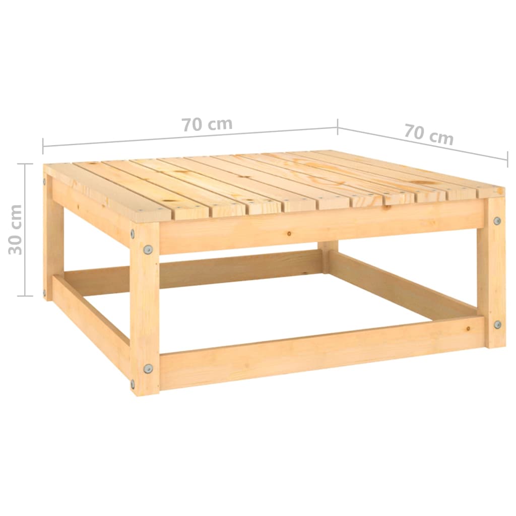 vidaXL Set Salotto Giardino 8 pz Cuscini Antracite Legno Massello Pino