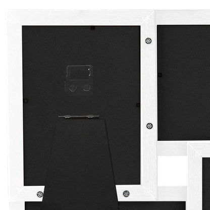 vidaXL Cornice per Collage per 4x(13x18 cm) Foto Bianca in MDF