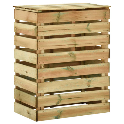 vidaXL Compostiere da Giardino Doghe 4 pz 80x50x100 cm Pino Impregnato