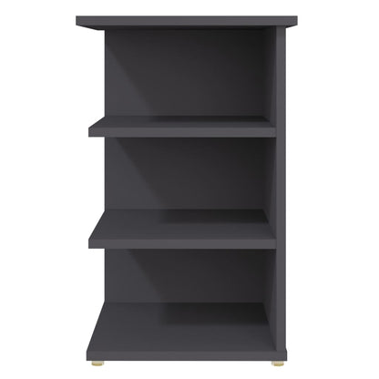 vidaXL Credenza Grigia 35x35x55 cm in Legno Multistrato