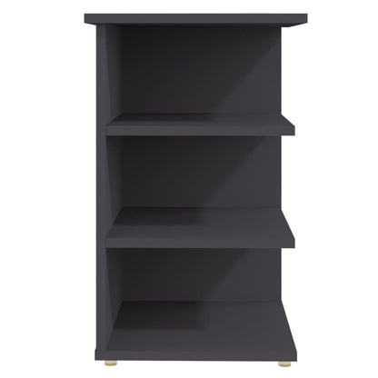 vidaXL Credenza Grigia 35x35x55 cm in Legno Multistrato