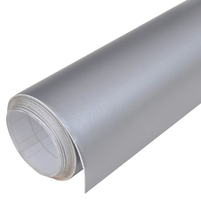 vidaXL Pellicole per Auto 2pz Argento Opaco 100x150cm