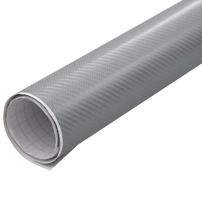 vidaXL Pellicola per Auto 4D Argento 100x150 cm