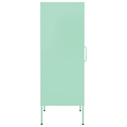 vidaXL Armadietto Menta 42,5x35x101,5 cm in Acciaio