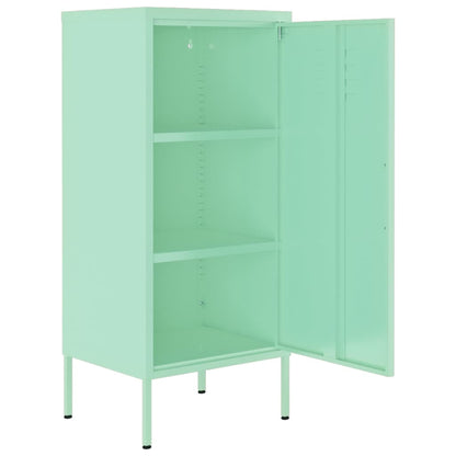 vidaXL Armadietto Menta 42,5x35x101,5 cm in Acciaio