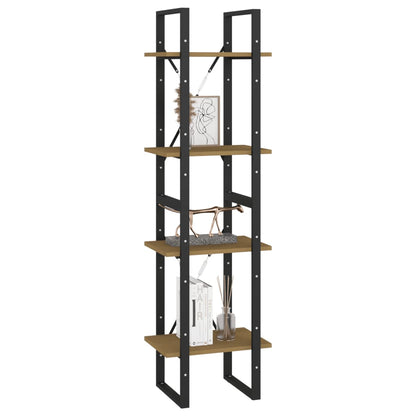 vidaXL Libreria a 4 Ripiani 40x30x140 cm in Legno Massello di Pino VIDAXL
