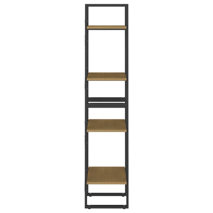 vidaXL Libreria a 4 Ripiani 40x30x140 cm in Legno Massello di Pino VIDAXL