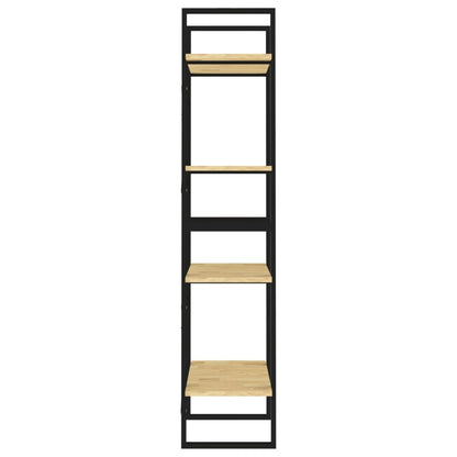 vidaXL Libreria a 4 Ripiani 60x30x140 cm in Legno Massello di Pino