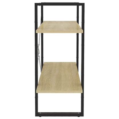 vidaXL Libreria 2 Ripiani Rovere Sonoma 80x30x70 cm Legno Multistrato