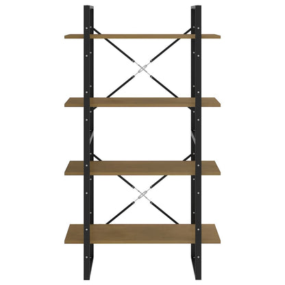 vidaXL Libreria a 4 Ripiani 80x30x140 cm in Legno Massello di Pino VIDAXL