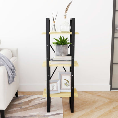 vidaXL Libreria a 3 Ripiani 40x30x105 cm in Legno Massello di Pino