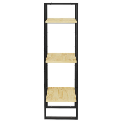vidaXL Libreria a 3 Ripiani 40x30x105 cm in Legno Massello di Pino