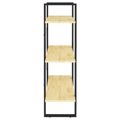 vidaXL Libreria a 3 Ripiani 80x30x105 cm in Legno Massello di Pino