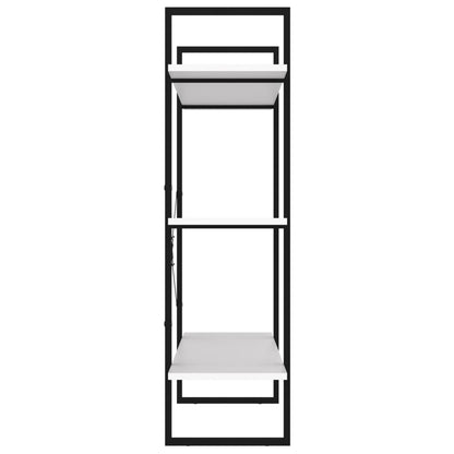 vidaXL Libreria Bianca 100x30x105 cm in Legno Multistrato