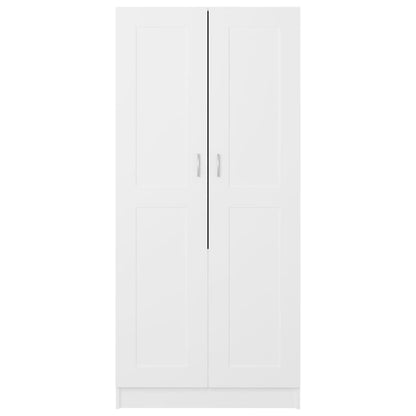 vidaXL Armadio Bianco 82,5x51,5x180 cm in Legno Multistrato