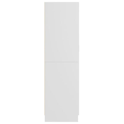 vidaXL Armadio Bianco 82,5x51,5x180 cm in Legno Multistrato