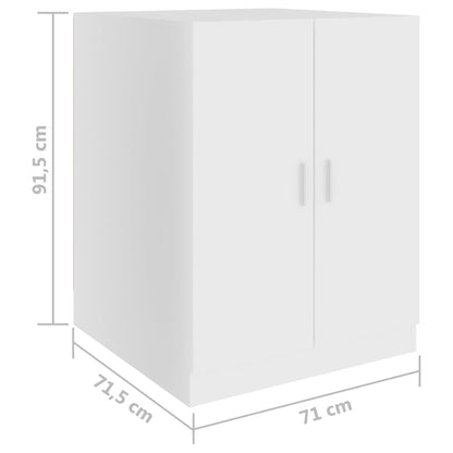 vidaXL Mobile per Lavatrice Bianco 71x71,5x91,5 cm