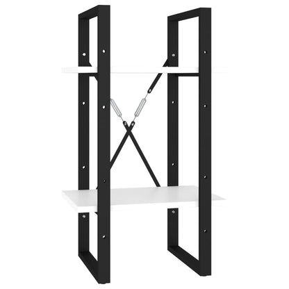 vidaXL Libreria a 5 Ripiani Bianca 40x30x175 cm in Legno Multistrato