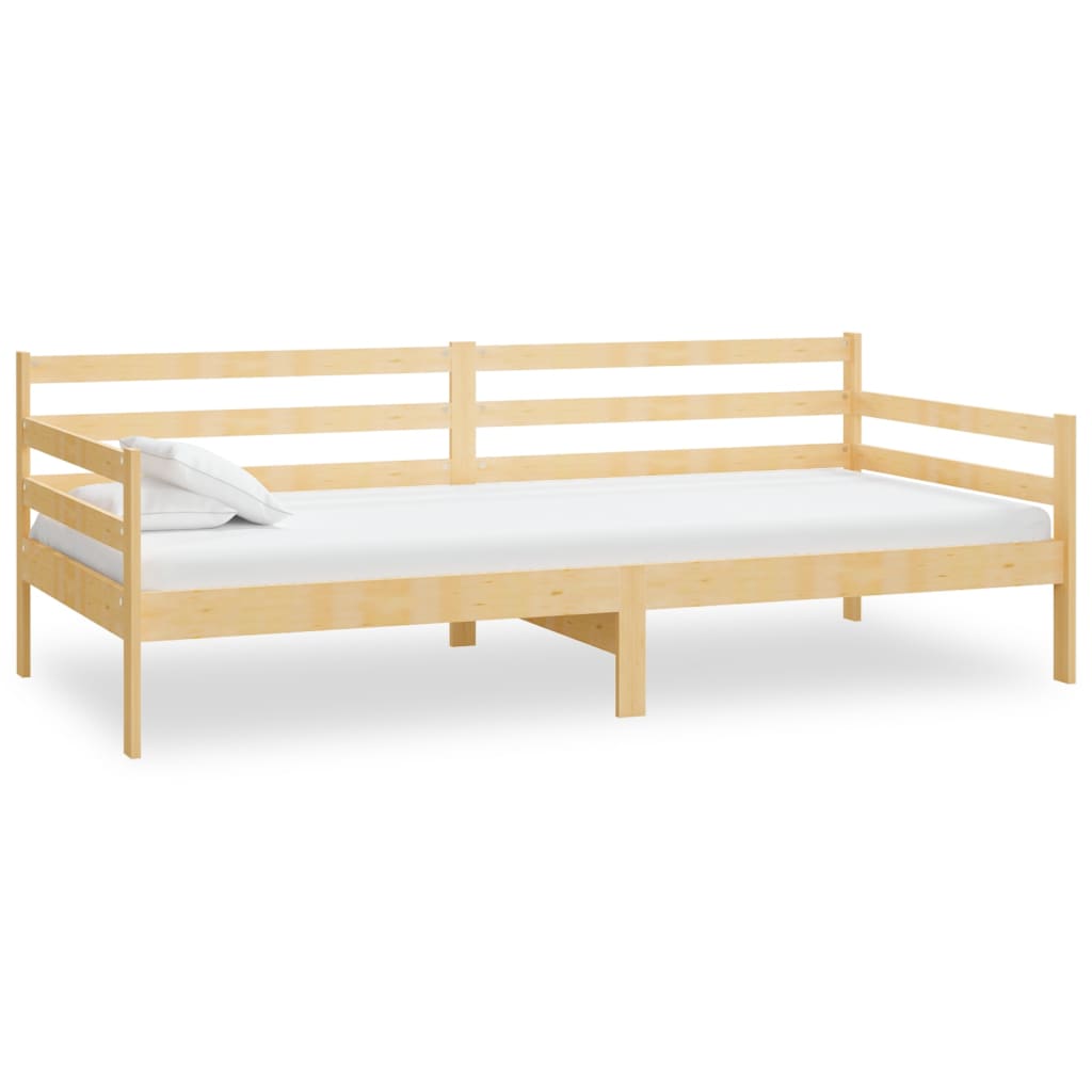 vidaXL Divano Letto con Materasso 90x200 cm Legno Massello di Pino