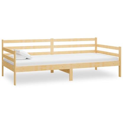 vidaXL Divano Letto con Materasso 90x200 cm Legno Massello di Pino