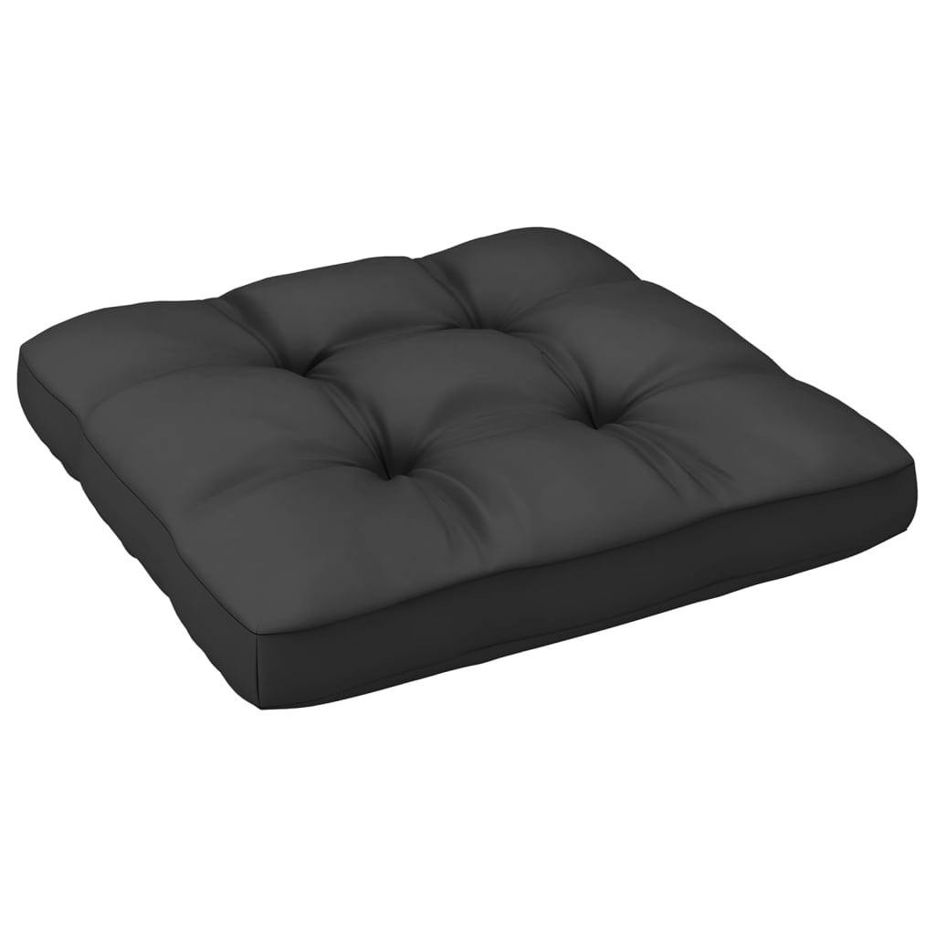 vidaXL Set Salotto Giardino 9 pz Cuscini Antracite Legno Massello Pino
