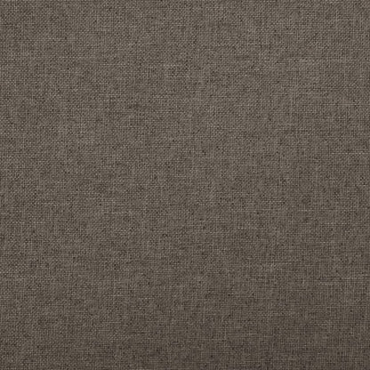 vidaXL Sgabello con Contenitore Pieghevole Marrone in Simil Lino