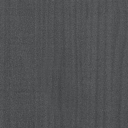 vidaXL Fioriera da Giardino Grigia 70x31x70 cm Legno Massello di Pino