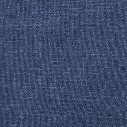 vidaXL Poggiapiedi Blu 60x60x36 cm in Velluto